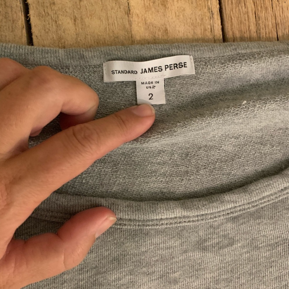 James Perse sweatshirt 2 (M) - Picture 6 of 8